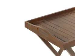 Ulkokalusteet<Beliani 2-Istuttava Bistrosetti Akaasia Tumma Puu Amantea