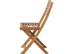 Discount Beliani 2-Istuttava Bistrosetti Akaasia Vaalea Puu/Sininen Fiji