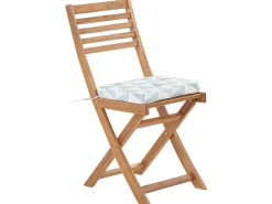 Discount Beliani 2-Istuttava Bistrosetti Akaasia Vaalea Puu/Sininen Fiji