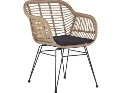 Cheap Beliani 2-Istuttava Bistrosetti Polyrottinki Luonnonvari Tropea Ii