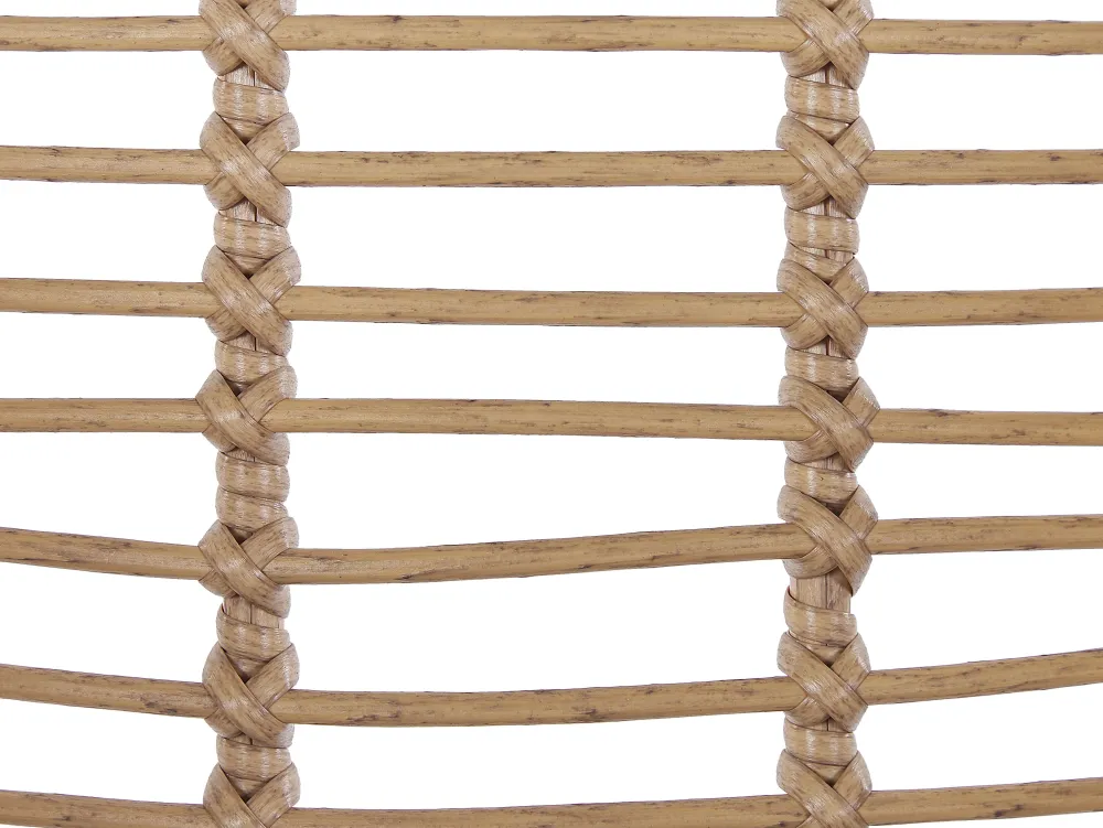 Cheap Beliani 2-Istuttava Bistrosetti Polyrottinki Luonnonvari Tropea Ii