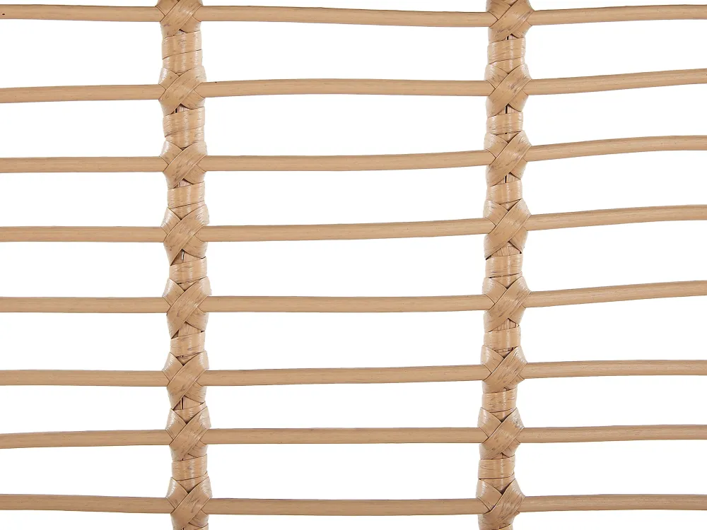 Clearance Beliani 2-Istuttava Bistrosetti Polyrottinki Luonnonvari Trestina