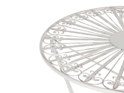 Clearance Beliani 2-Istuttava Bistrosetti Rauta Valkoinen Scafa