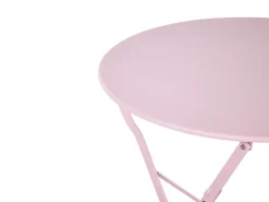 Ulkokalusteet<Beliani 2-Istuttava Bistrosetti Teras Pastellipinkki Fiori