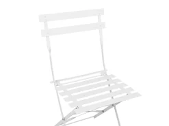 Ulkokalusteet<Beliani 2-Istuttava Bistrosetti Teras Valkoinen Fiori