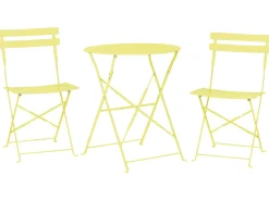 Flash Sale Beliani 2-Istuttava Bistrosetti Teras Limenvihrea Fiori