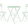 Ulkokalusteet<Beliani 2-Istuttava Bistrosetti Teras Mintunvihrea Fiori