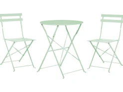 Ulkokalusteet<Beliani 2-Istuttava Bistrosetti Teras Mintunvihrea Fiori