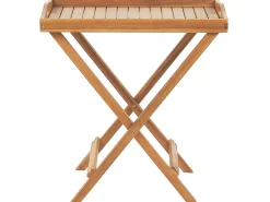 Best Beliani 2-Istuttava Bistrosetti Vaalea Akasiapuu Sininen Java