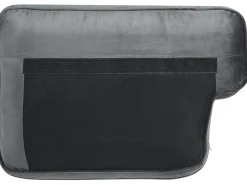 Sohvat<Beliani 3-Istuttava Harmaa Samettisohva Lokka