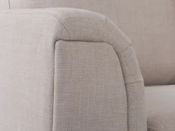 Sohvat<Beliani 5-Istuttava Kulmasohva Ja Rahi Kangas Vasenk. Beige Oslo