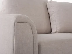 Sohvat<Beliani 5-Istuttava Kulmasohva Ja Rahi Kangas Vasenk. Beige Oslo