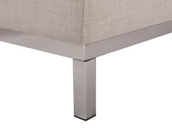 Sohvat<Beliani 5-Istuttava Kulmasohva Ja Rahi Kangas Vasenk. Beige Oslo