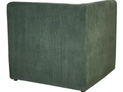 Sohvat<Beliani 4-Istuttava Kulmasohva Ja Rahi Vakosametti Oikeak. Tummanvihrea Lemvig