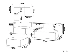 Hot Beliani 3-Istuttava Kulmasohva Ja Rahi Pellava Vasenk. Beige Aprica