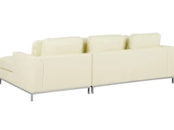 Cheap Beliani 5-Istuttava Kulmasohva Ja Rahi Nahka Vasenk. Beige Oslo