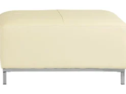 Cheap Beliani 5-Istuttava Kulmasohva Ja Rahi Nahka Vasenk. Beige Oslo