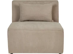 New Beliani 3-Istuttava Kulmasohva Ja Rahi Vakosametti Oikeak. Ruskeanharmaa Lemvig