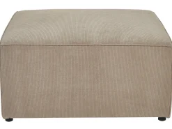 Sohvat<Beliani 5-Istuttava Kulmasohva Ja Rahi Vakosametti Oikeak. Ruskeanharmaa Lemvig