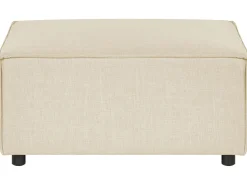 Cheap Beliani 2-Istuttava Kulmasohva Ja Rahi Pellava Vasenk. Beige Aprica