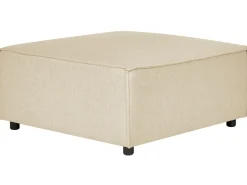 Cheap Beliani 2-Istuttava Kulmasohva Ja Rahi Pellava Vasenk. Beige Aprica