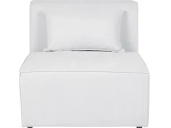 Fashion Beliani 5-Istuttava Kulmasohva Ja Rahi Vakosametti Vasenk. Luonnonvalkoinen Lemvig