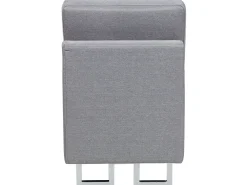 Sohvat<Beliani 6-Istuttava Kulmasohva Kangas Vasenk. Vaaleanharmaa Stockholm