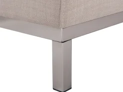 Best Sale Beliani 4-Istuttava Kulmasohva Kangas Oikeak. Beige Oslo