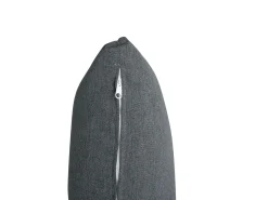 Outlet Beliani 4-Istuttava Kulmasohva Kangas Oikeak. Grafiitinharmaa Tomra