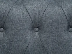 Flash Sale Beliani 6-Istuttava Kulmasohva Kangas Oikeak. Vaaleanharmaa Chesterfield