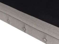 Sohvat<Beliani 6-Istuttava Kulmasohva Kangas Oikeak. Beige Chesterfield