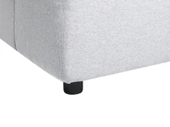 Sohvat<Beliani 4-Istuttava Kulmasohva Kangas Oikeak. Vaaleanharmaa Tomra