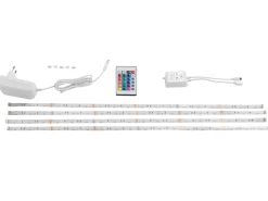 Sohvat<Beliani 3-Istuttava Kulmasohva Led-Valoilla Sametti Oikeak. Harmaa Varde