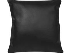 Sohvat<Beliani 3-Istuttava Kulmasohva Nahka Vasenk. Musta Lungo