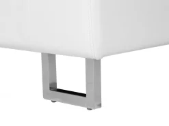 Sohvat<Beliani 6-Istuttava Kulmasohva Nahka Oikeak. Valkoinen Stockholm