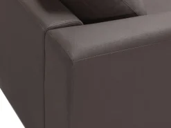 Cheap Beliani 4-Istuttava Kulmasohva Nahka Vasenk. Ruskea Oslo