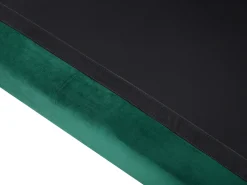 Sohvat<Beliani 4-Istuttava Kulmasohva Rahilla Sametti Vasenk. Tummanvihrea Oslo