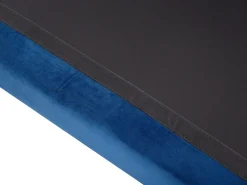 Shop Beliani 4-Istuttava Kulmasohva Rahilla Sametti Vasenk. Tummansininen Oslo