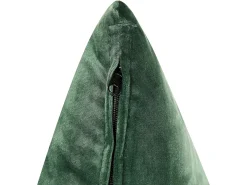 Sohvat<Beliani 3-Istuttava Kulmasohva Sametti Vasenk. Tummanvihrea Grena