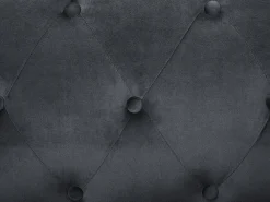 Sohvat<Beliani 3-Istuttava Kulmasohva Sametti Vasenk. Musta Flen