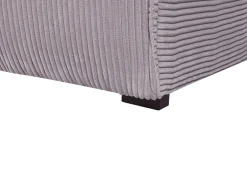 Discount Beliani 3-Istuttava Kulmasohva Vakosametti Vasenk. Harmaa Dolva