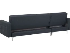 Sohvat<Beliani 4-Istuttava Kulmavuodesohva Kangas Oikeak. Tummanharmaa Aberdeen