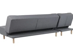 Flash Sale Beliani 4-Istuttava Kulmavuodesohva Kangas Oikeak. Harmaa Alsten