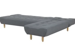 Sohvat<Beliani 4-Istuttava Kulmavuodesohva Kangas Vasenk. Harmaa Alsten