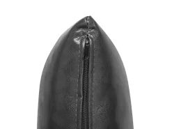 Sohvat<Beliani 3-Istuttava Kulmavuodesohva Säilytystilalla Keinonahka Oikeak. Musta Ogna