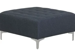 Store Beliani 4-Istuttava Kulmavuodesohva Ja Rahi Kangas Vasenk. Tummanharmaa Aberdeen