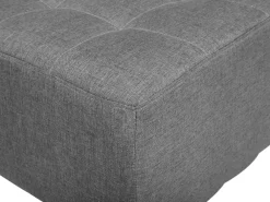 Sohvat<Beliani 4-Istuttava Kulmavuodesohva Kangas Vasenk. Vaaleanharmaa Aberdeen