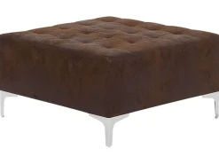 Sohvat<Beliani 5-Istuttava Kulmavuodesohva Ja Rahi Keinonahka Oikeak. Ruskea Aberdeen