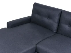 Sohvat<Beliani 4-Istuttava Kulmavuodesohva Säilytystilalla Oikeak. Laivastonsininen Flakk