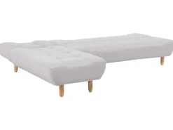 Sohvat<Beliani 4-Istuttava Kulmavuodesohva Kangas Oikeak. Vaaleanharmaa Alsten